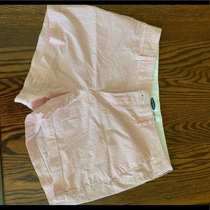 Old navy every day red striped shorts size 6